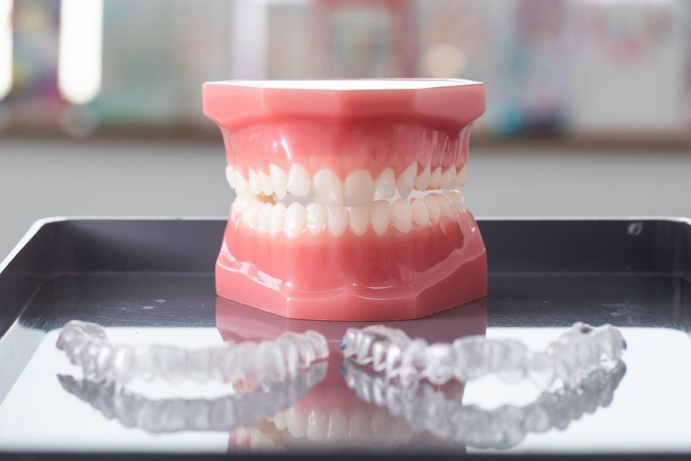 teeth with set of aligners - 3Dental Dublin & Limerick
